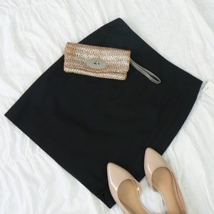 NWT Halogen black pencil skirt suit 8